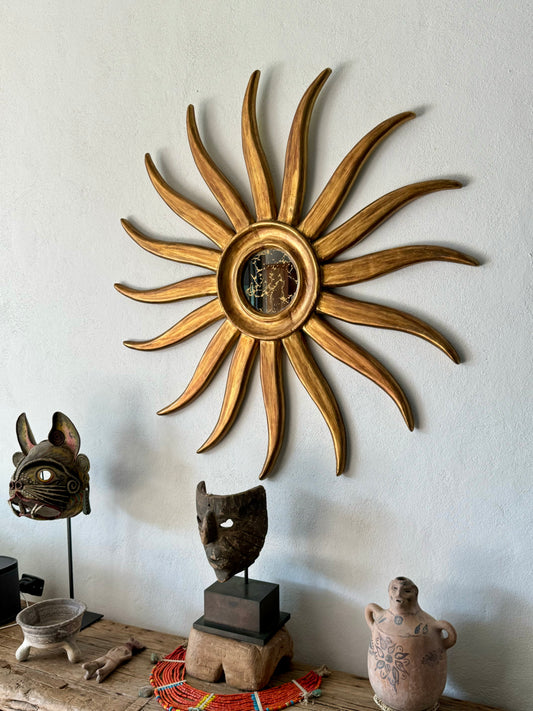 1960’s Sun Mirror From Mexico City / Resplandor Auténtico 1960’s De CDMX